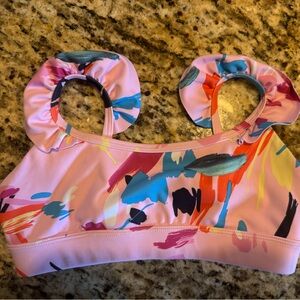 Jo + Jax Ruffle dance top Youth Large